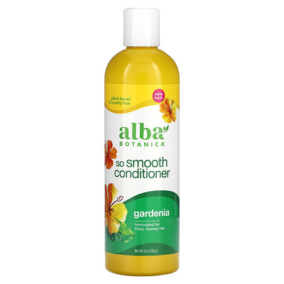 Alba Botanica So Smooth Conditioner, кондиционер для вьющихся волос, гардения, 340 г (12 унций)