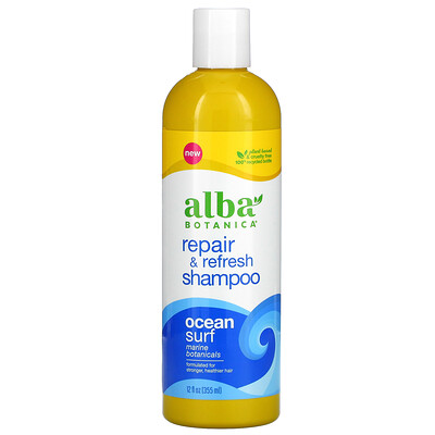 Купить Alba Botanica Восстанавливающий и освежающий шампунь, Ocean Surf, 355 мл (12 жидк. Унций)
