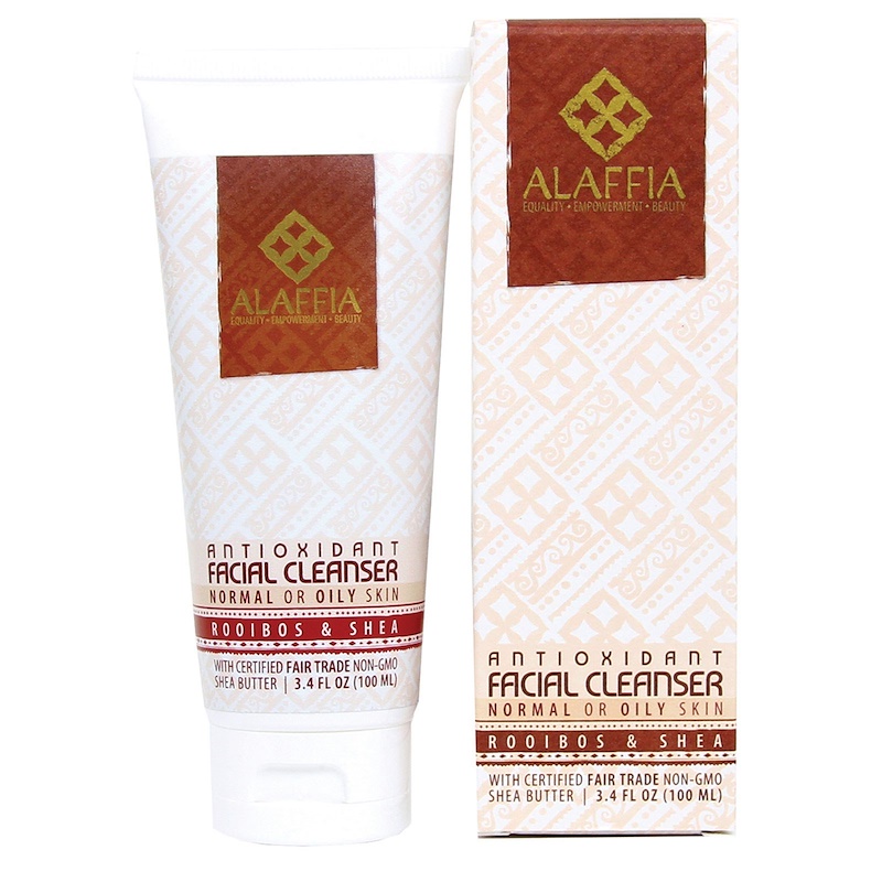 Alaffia, Antioxidant Facial Cleanser, Rooibos & Shea, 3.4 fl oz (100 ml