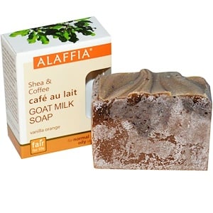 Алаффия, Shea & Coffee Goat Milk Soap, Vanilla Orange, 3.0 oz (85 g) отзывы