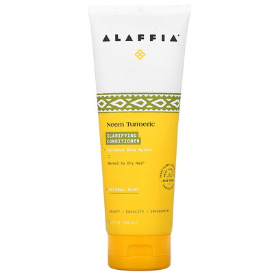 

Alaffia Neem Turmeric, Clarifying Conditioner, Natural Mint, 8 fl oz (236 ml)