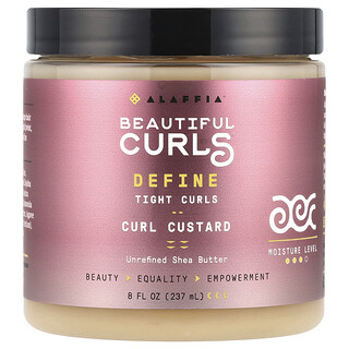 Alaffia, Beautiful Curls, Define, Curl Custard, Unrefined Shea Butter, 8 fl oz (237 ml)