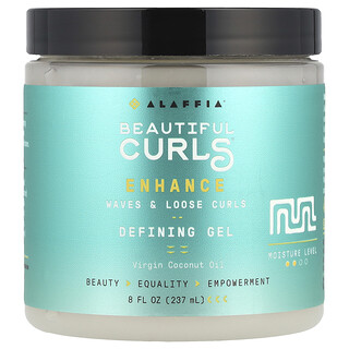 Alaffia, Beautiful Curls®, Ενίσχυση, Τζελ Ορισμού, Κύματα & Χαλαρές Μπούκλες, 8 fl oz (237 ml)