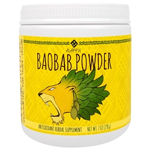 Отзывы о Алаффия, Baobab Powder, 7 oz (198 g)
