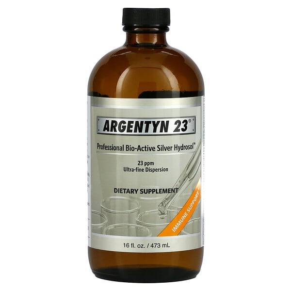 Argentyn 23, Professional Bio-Active Silver Hydrosol, 473 мл (16 жидк. унций)