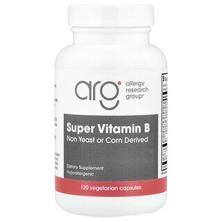 Allergy Research Group, Supervitamín B, 120 vegetariánskych kapsúl