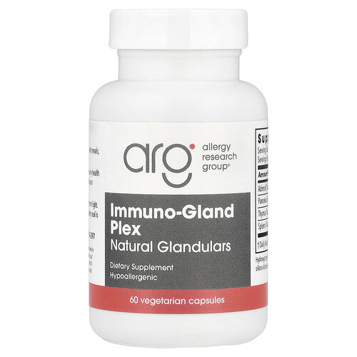 Allergy Research Group, Immuno-Gland Plex, natürliche Drüsen, 60 pflanzliche Kapseln