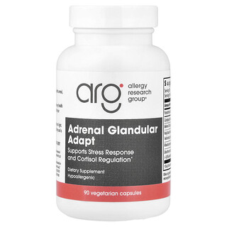 Allergy Research Group, Adrenal Glandular Adapt, 90 вегетарианских капсул
