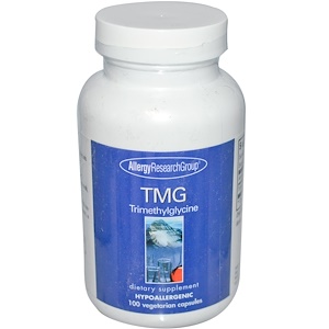 Купить Allergy Research Group, Триметилглицин ТМГ, 100 растительных капсул  на IHerb