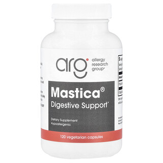 Allergy Research Group, Mastica®, spijsverteringsondersteuning, 120 vegetarische capsules (0,5 g per capsule)