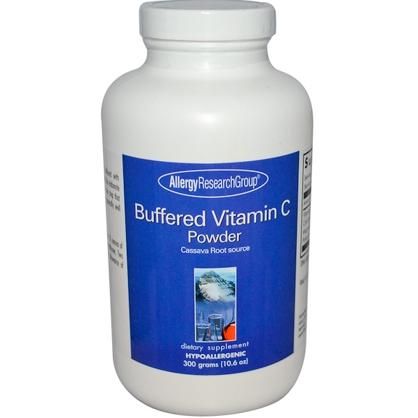 Allergy Research Group, Buffered Vitamin C Powder, 10.6 oz (300 g) (Discontinued Item) 