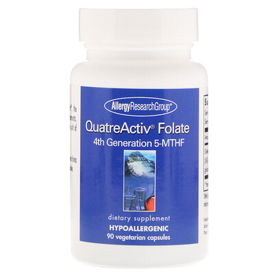 Allergy Research Group QuatreActiv фтолат 4-го поколения 5–МТГФ, 90 капсул