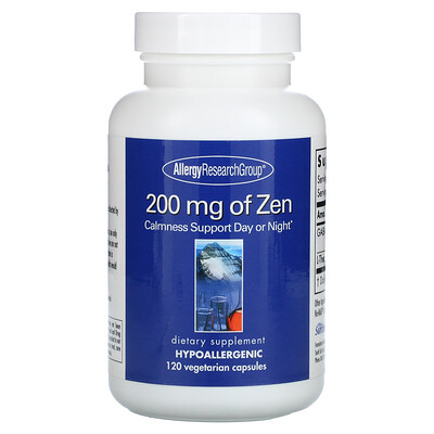 

Allergy Research Group Zen 200 mg 120 Vegetarian Capsules