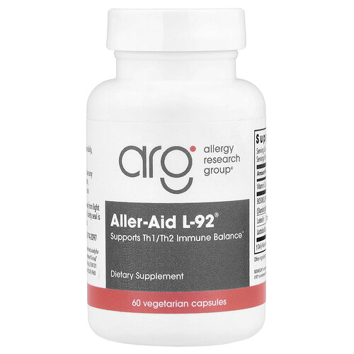 Allergy Research Group Aller-Aid L-92® , 60 Vegetarian Capsules
