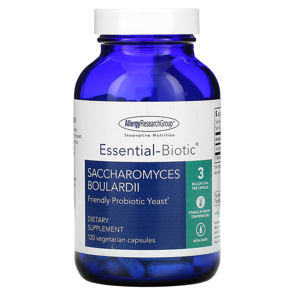 Allergy Research Group‏, Saccharomyces Boulardii, Friendly Probiotic Yeast, 120 Vegetarian Capsules