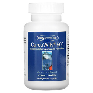 Allergy Research Group, CurcuWIN（クルクウィン）500、ベジカプセル60粒