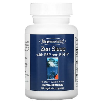 Allergy Research Group Zen Sleep with P5P and 5-HTP 60 Vegetarian Capsules