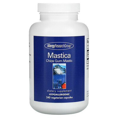 Allergy Research Group Mastica Chios Gum Mastic 240 Vegetarian Capsules