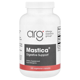 Allergy Research Group, Mastica®, spijsverteringsondersteuning, 240 vegetarische capsules (0,5 g per capsule)