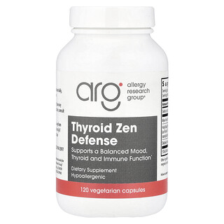 Allergy Research Group, Thyroid Zen Defense, 90 Vegetarian Capsules