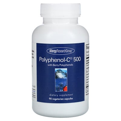 

Allergy Research Group Polyphenol-C 500 with Berry Polyphenols 90 Vegetarian Capsules