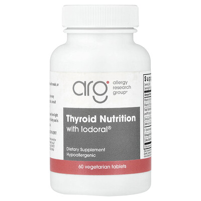 Allergy Research Group, Thyroid Nutrition con Iodoral®, 60 comprimidos vegetales