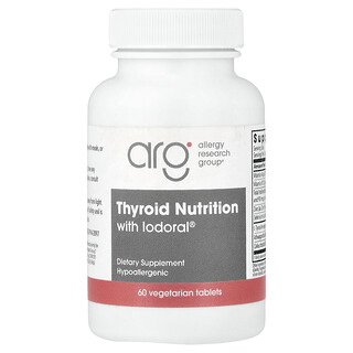 أليرجي ريسرش كروب‏, Thyroid Nutrition مع Iodoral® ، عدد 60 قرصًا نباتيًا
