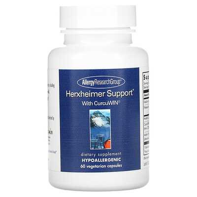

Allergy Research Group Herxheimer Support, 60 вегетарианских капсул