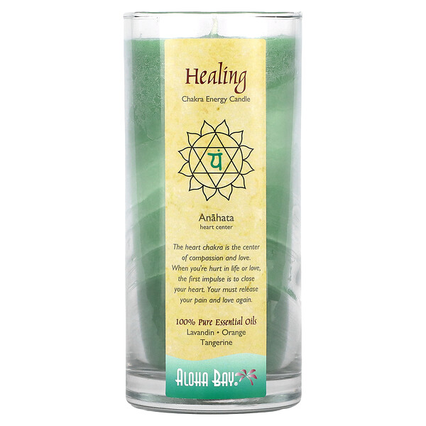 Aloha Bay, Chakra Energy Candle, Healing, Lavandin, Orange, Tangerine, 11 oz