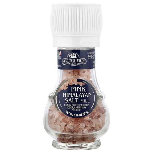 Drogheria & Alimentari, Pink Himalayan Salt Mill, 3.18 oz (90 g)