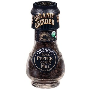 Дрогерия и Алиментари, Organic Black Pepper Corns Mill, 1.58 oz (45 g) отзывы