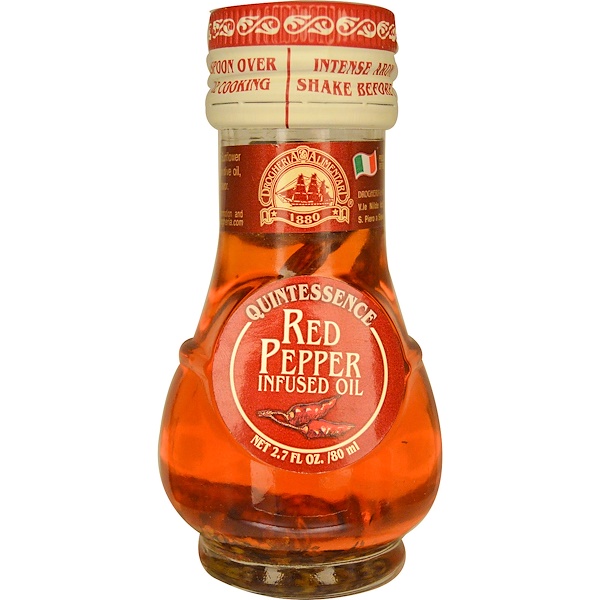 Drogheria & Alimentari, Red Pepper Infused Oil, 2.7 fl oz (80 ml) iHerb