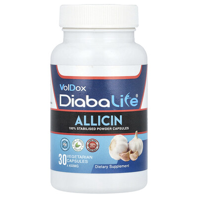 Product Image for Allimax, VolDox, Diabalife , Allicin, 30 Vegetarian Capsules