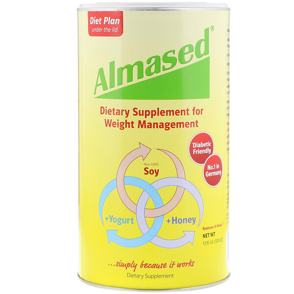 Almased, добавка для управления весом, 500 г (17,6 унций)