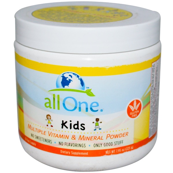 All One, Nutritech, Kids, Multiple Vitamin & Mineral Powder, 7.95 oz ...