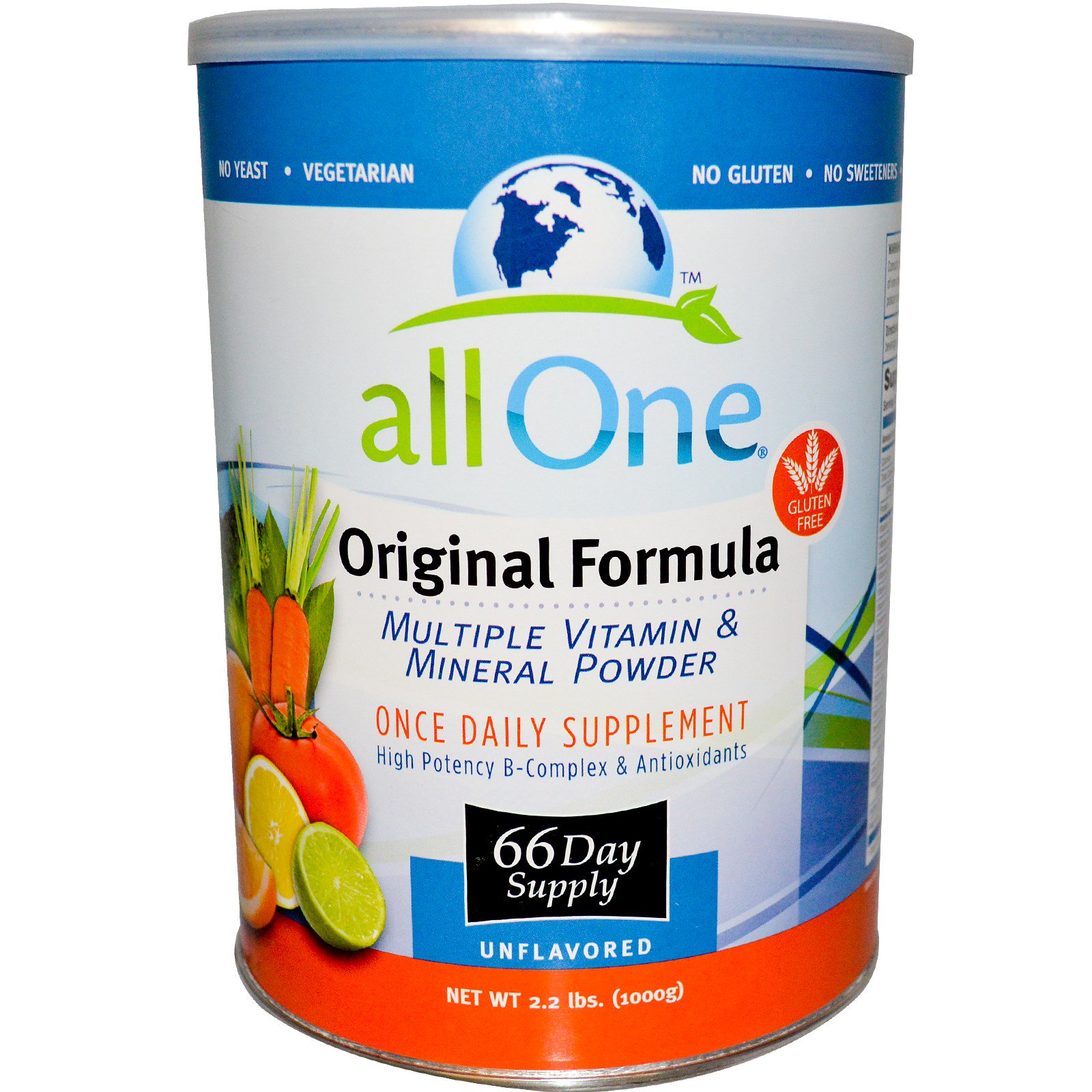 All One, Nutritech, Multiple Vitamin & Mineral Powder, Original Formula