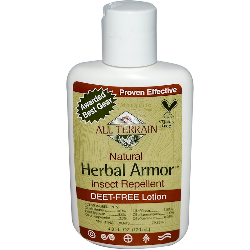 All Terrain, Herbal Armor, Insect Repellent, Deet Free Lotion, 4 fl oz