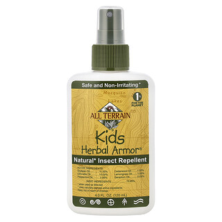 آل تيران‏, Kids Herbal Armor، طارد حشرات طبيعي للأطفال، 4 أونصات سائلة (120 مل)