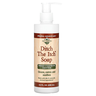 

All Terrain Ditch the Itch Soap, жидкое мыло с овсянкой и эфирными маслами, 236 мл (8 жидк. Унций)