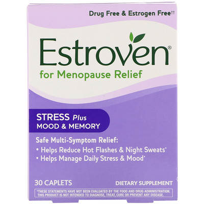 

Menopause Relief, Stress Plus Mood & Memory, 30 Caplets