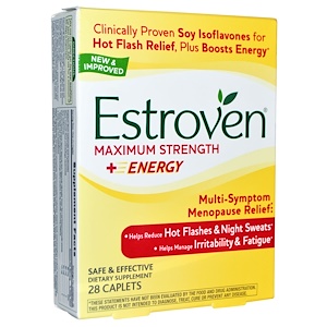 Купить Estroven, Estroven, Максимальная сила + энергия, 28 капсул  на IHerb