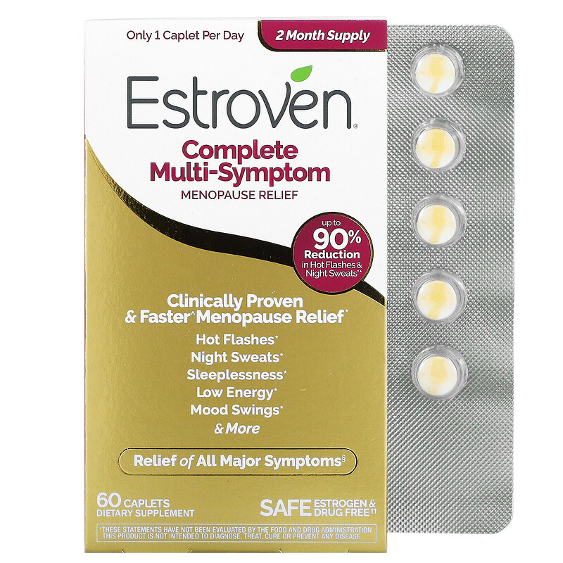 Estroven, Complete MultiSymptom Menopause Relief, 60 Caplets iHerb