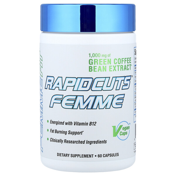 ALLMAX RAPIDCUTS® Femme, Green Coffee Bean Extract, 60 Capsules