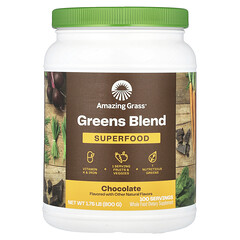 Super Greens, шоколад, 800 г (28,1 унції)