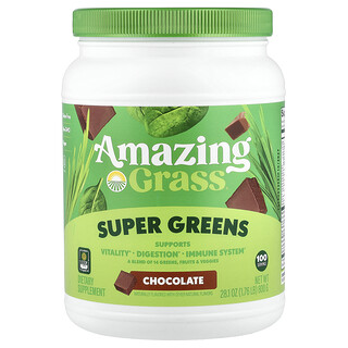 Amazing Grass, Super Greens, Schokolade, 800 g