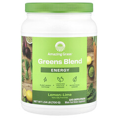 Greens Blend, Energy, Lemon-Lime, 1.54 lb (700 g)