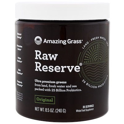 

Green Superfood, Raw Reserve, 8.5 oz (240 g)
