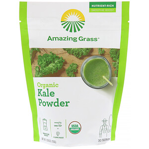 Отзывы о Амайзинг Грас, Organic Kale Powder, 5.29 oz (150 g)