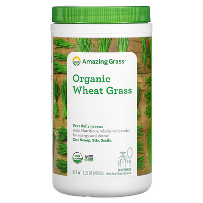 

Amazing Grass Organic Wheat Grass 1.06 lb (480 g)