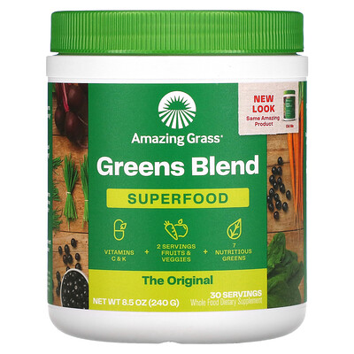 

Amazing Grass Greens Blend Superfood The Original 8.5 oz (240 g)